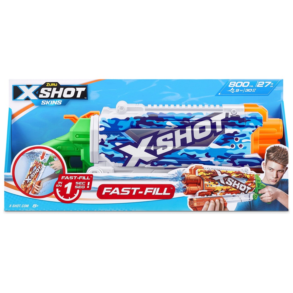 XSHOT Water Fast-Fill Skins Pump Action Water Blaster Water Camo von ZURU