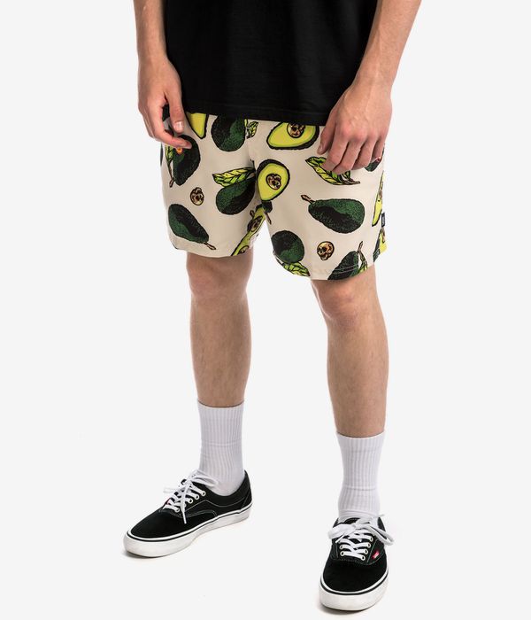 Vans Primary Print Elastic Boardshorts (antique white b)