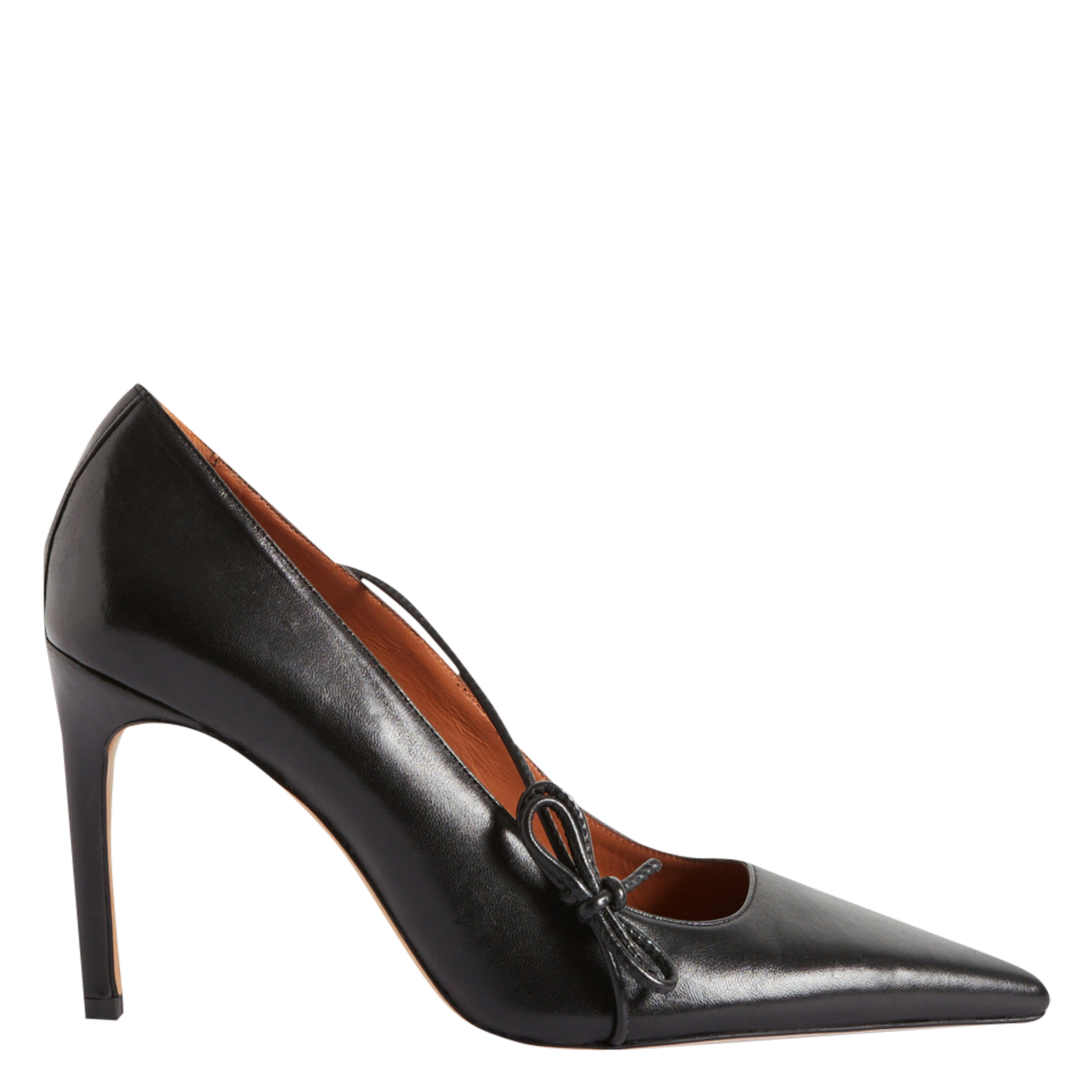 Escarpins en cuir lisse | Noir