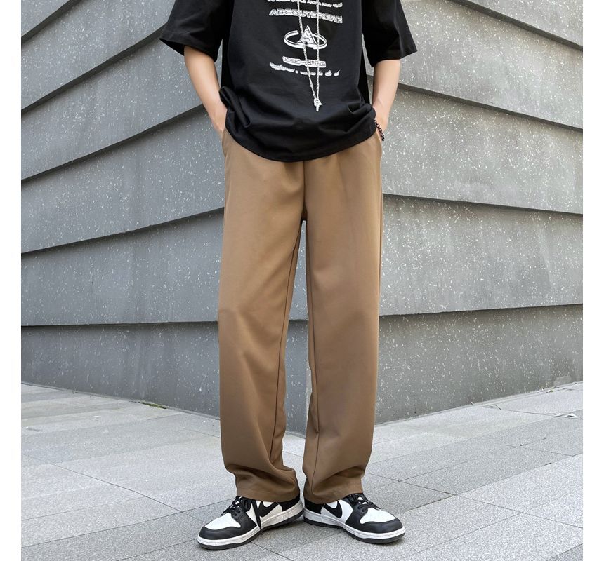 Hushgrain - Rechte, effen broek