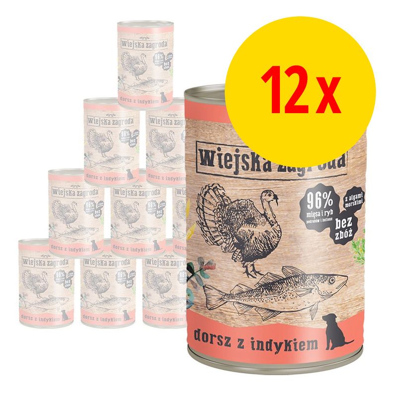 Wiejska Zagroda Dog 12 x 400 g