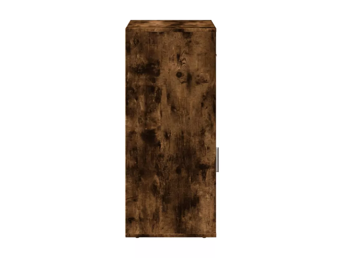 Armoire de rangement chêne fumé 56,5x39x90 cm bois d'ingénierie