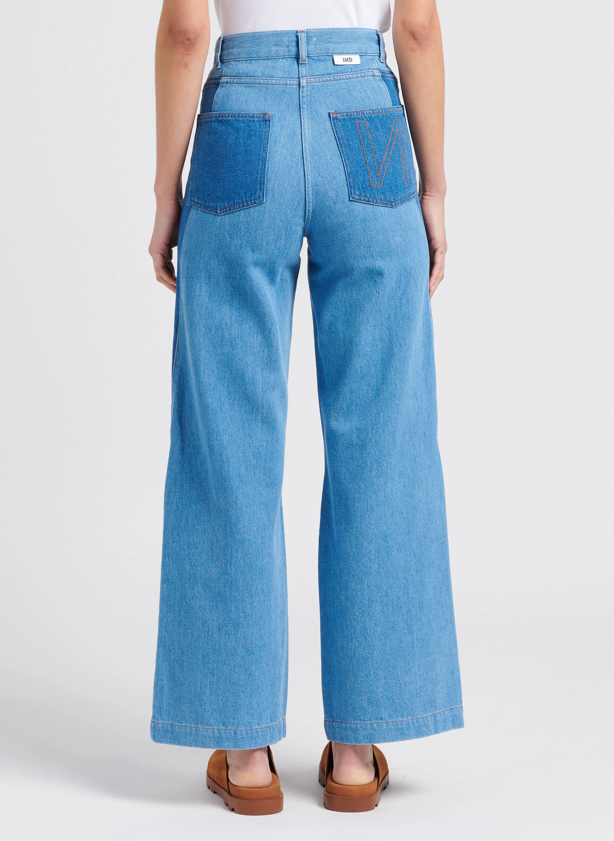 NANA - Jean large taille haute | Bleu