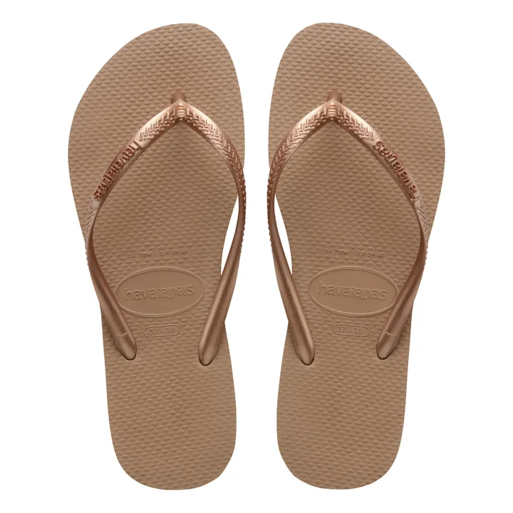 Havaianas Tongs Slim | Or rose