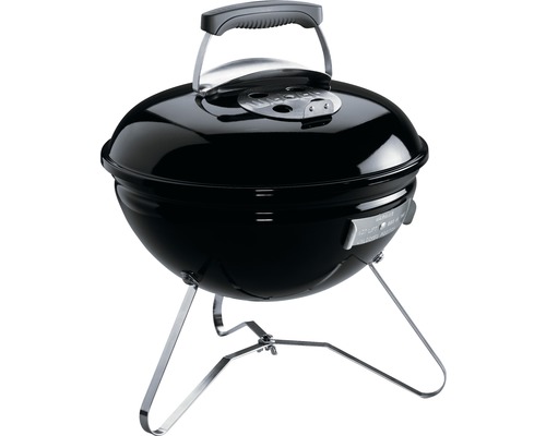 Weber Smokey Joe Original houtskoolbarbecue Ø 37 cm zwart incl. chromen rooster, one-touch reinigingssysteem