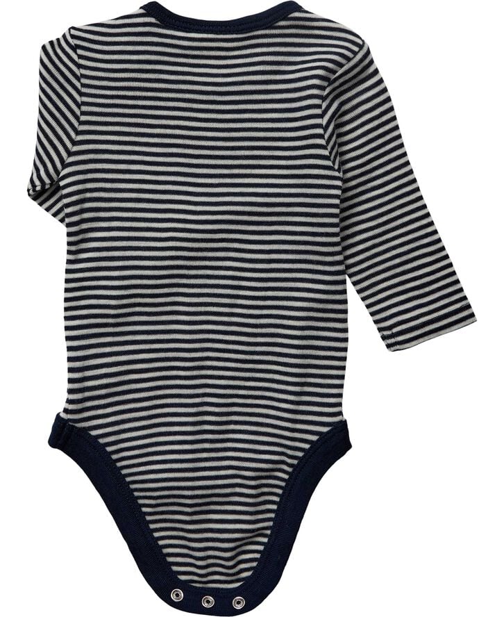 Magasin du Nord Collection Woola 1 body - RWS Merino Wool Navy stripe