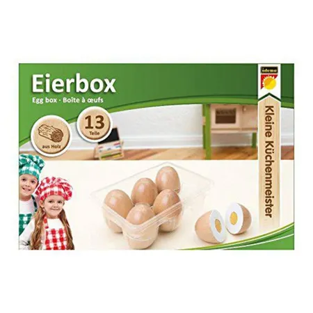 Idena Kleine Küchenmeister Eierbox mit 6 Eiern, 13-teilig