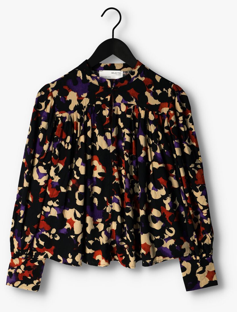 SELECTED FEMME multi selected femme blouse holda ls top