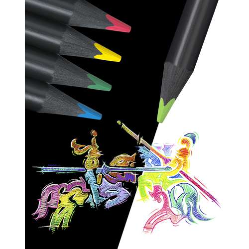FABER-CASTELL Black Edition, Buntstifte, Kartonetuis