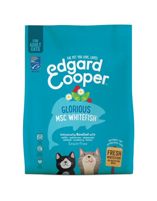 Edgard&Cooper Adult Witvis - Kattenvoer