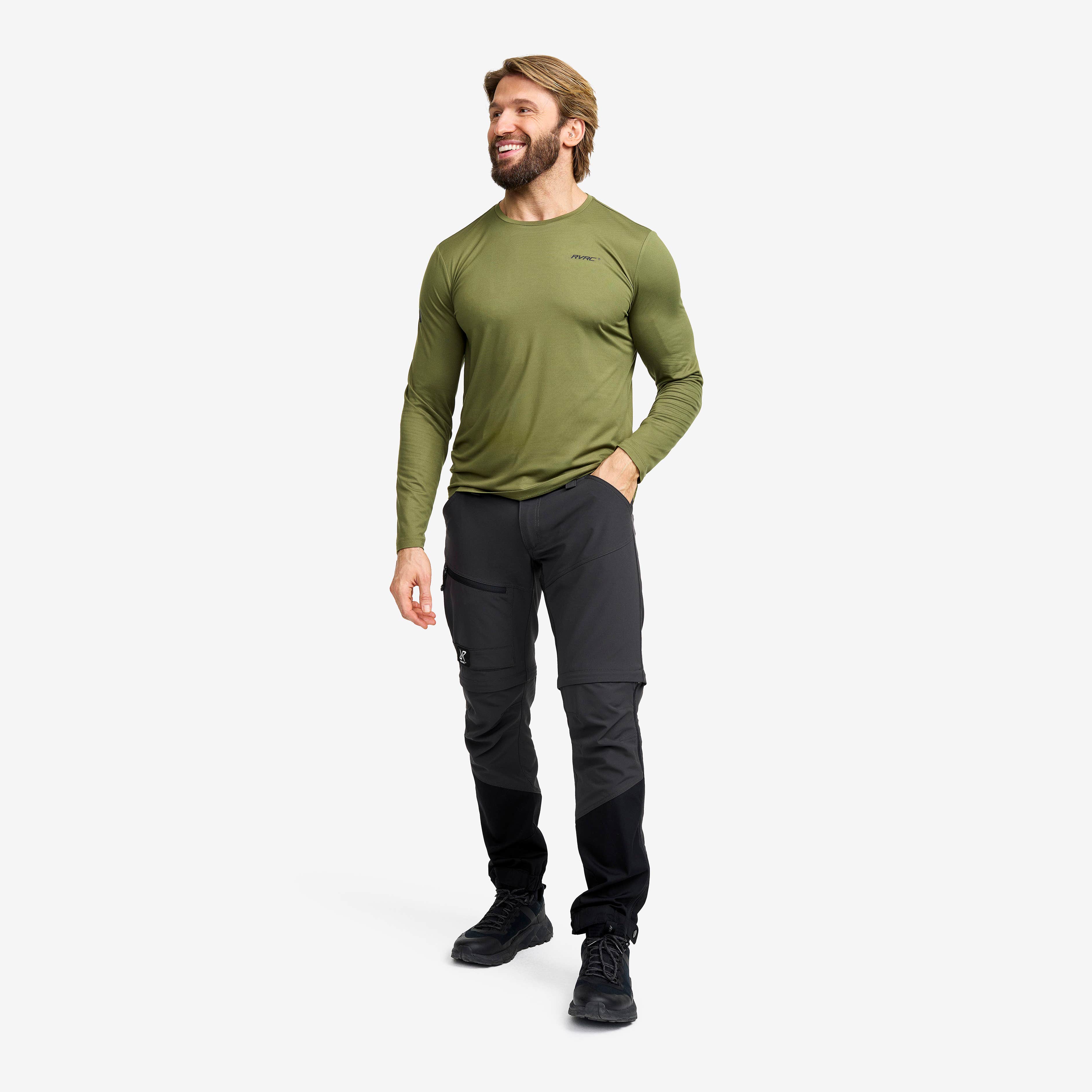 Mission Long-sleeved T-shirt Herre Cypress