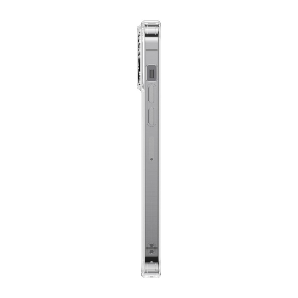 iPhone 13 Hybrid Hülle Frosted Glass TPU Bumper   Acryl Rückseite   Kameraschutz - Transparent (Matt)