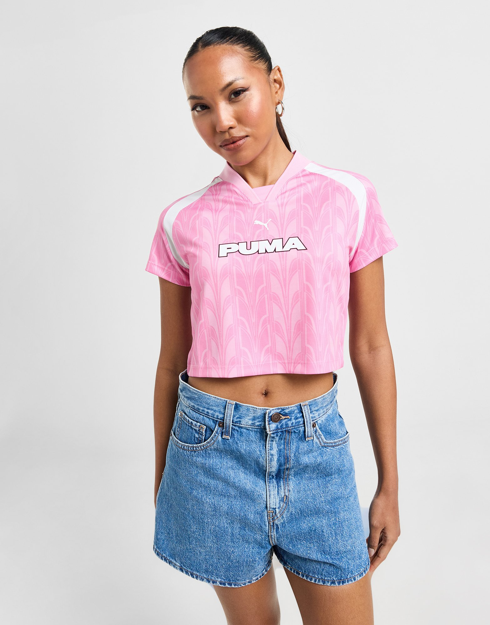 Puma Crop Top Football Femme