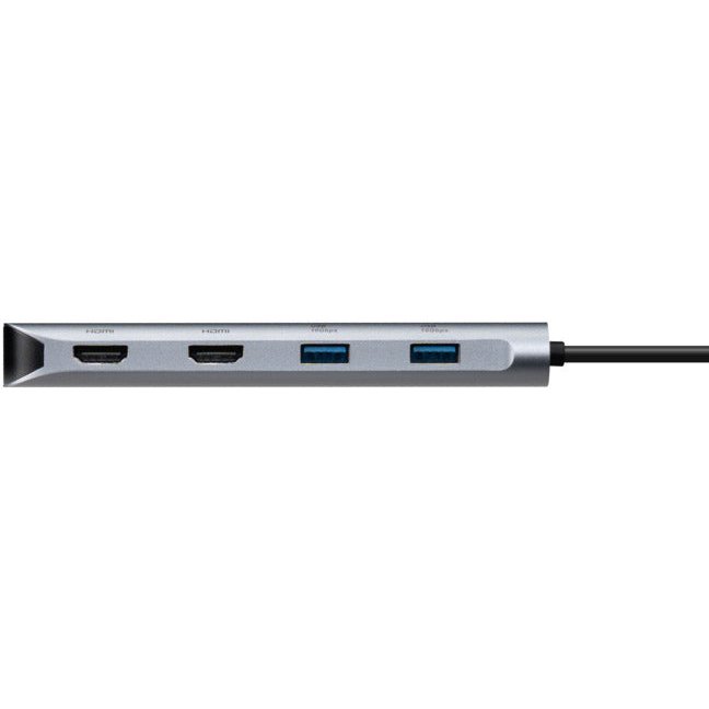 Targus DOCK427GL station d'accueil Avec fil USB 3.2 Gen 2 (3.1 Gen 2) Type-C Gris