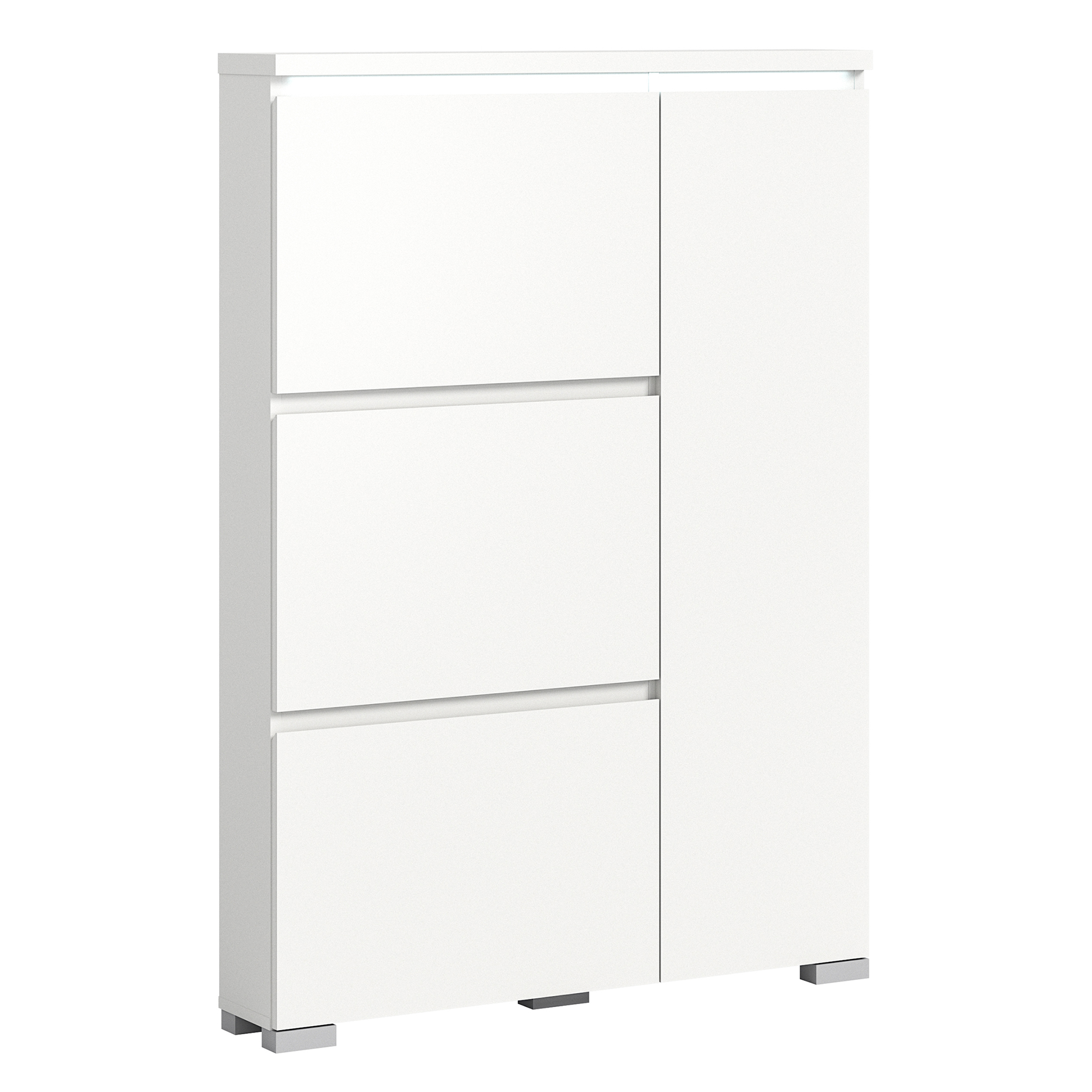 Schuhschrank SHOELOVE - weiß - 95 cm