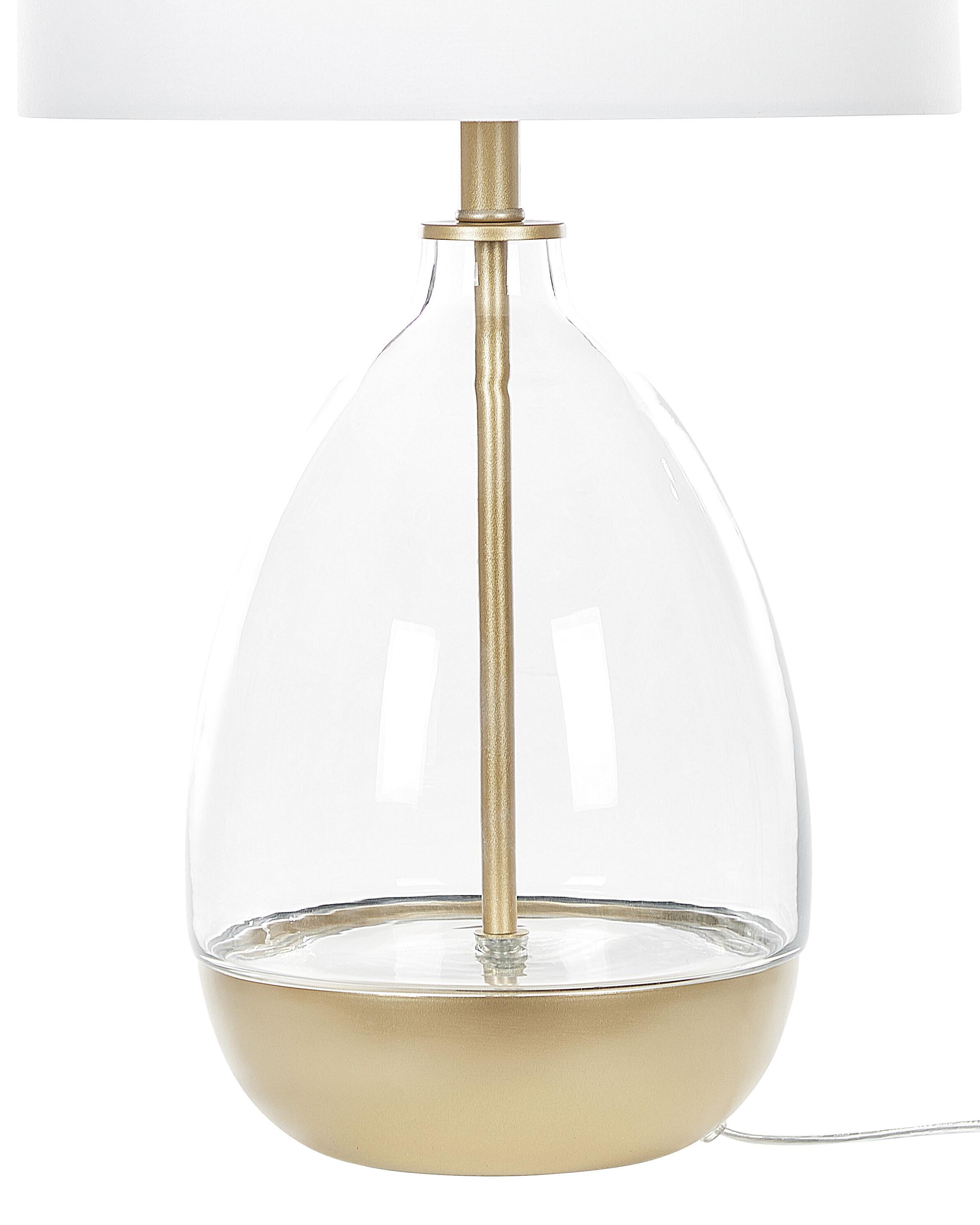 Tafellamp OKARI Glas Wit