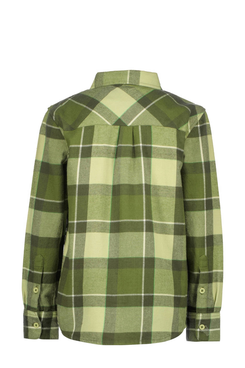 Raizzed geruit overshirt Bohden groen