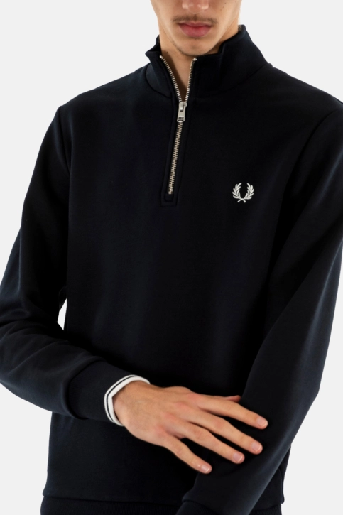 Pull hiver fred perry half zip 608 navy