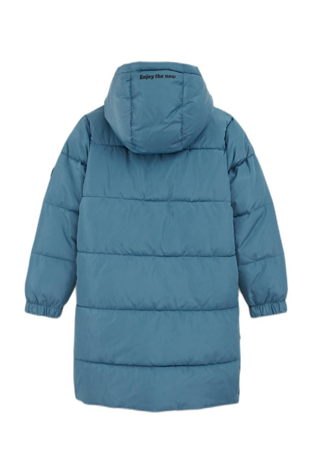 WE Fashion gewatteerde winterjas blauw