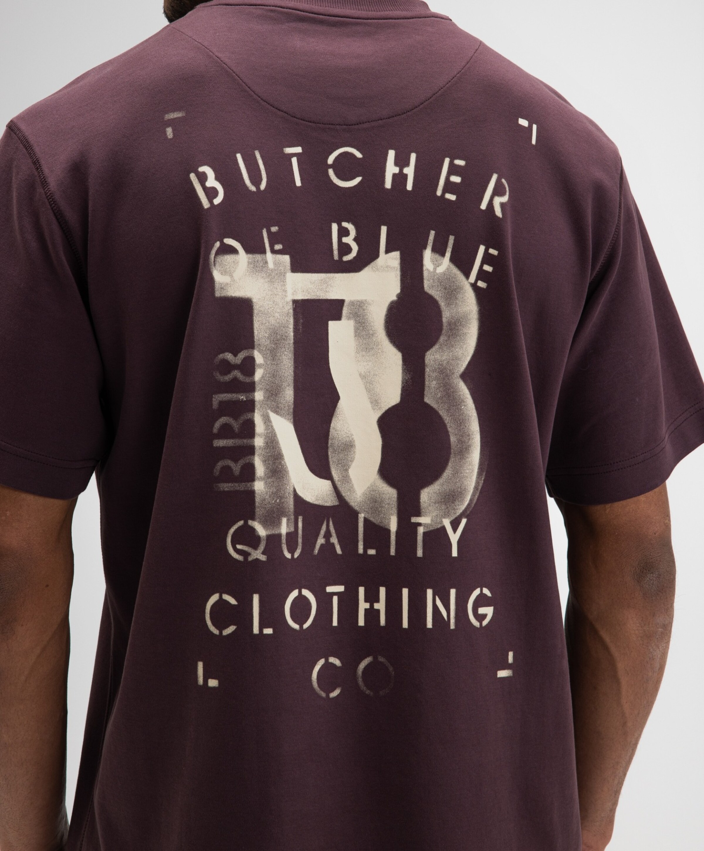 Butcher of Blue Heren T-shirt paars