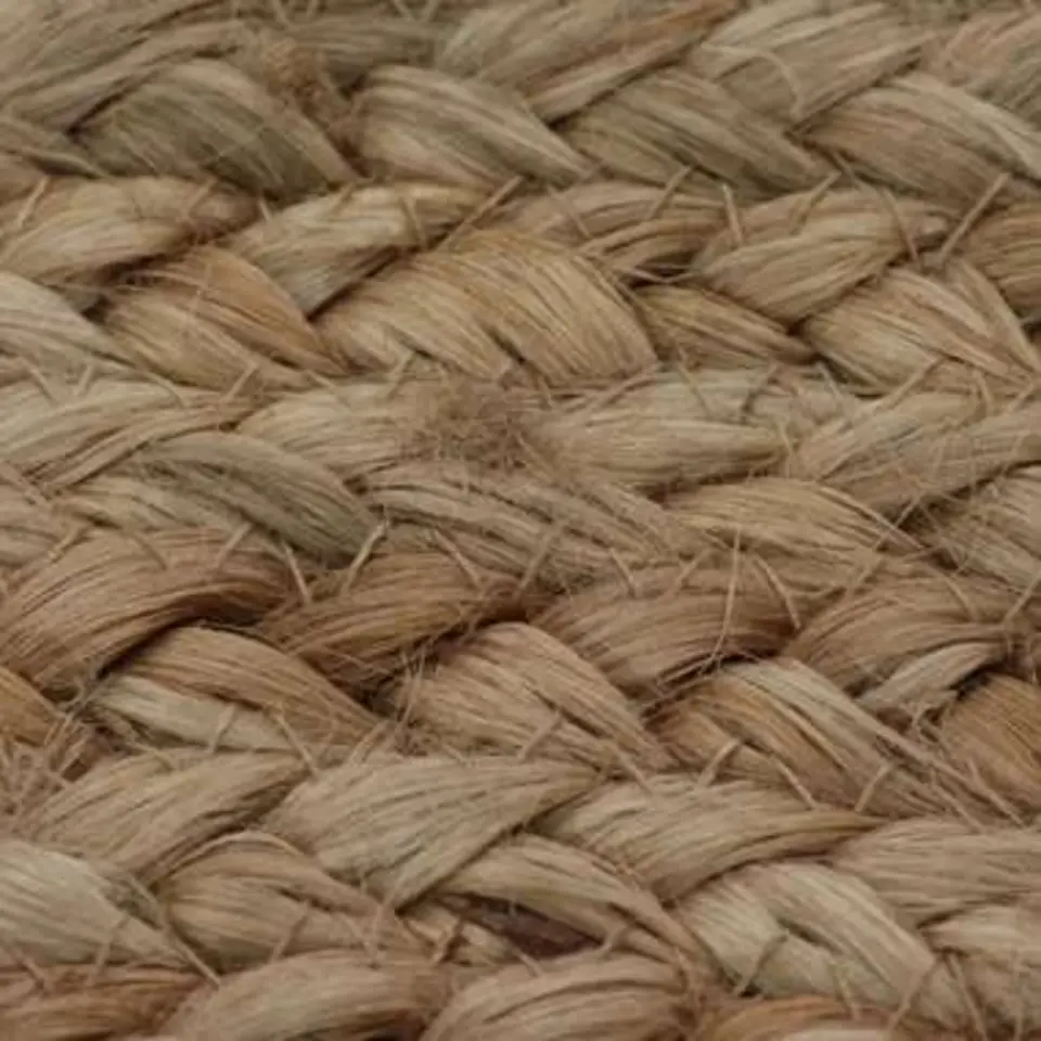 vidaXL - Tapijt - Beige - Jute - 90 cm