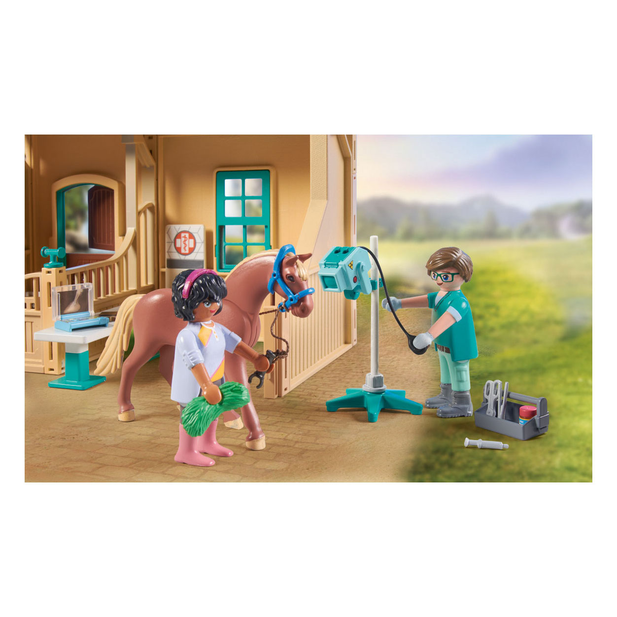 Playmobil Horses of Waterfall Paardrijtherapie & Dierenartsenpraktijk - 71352