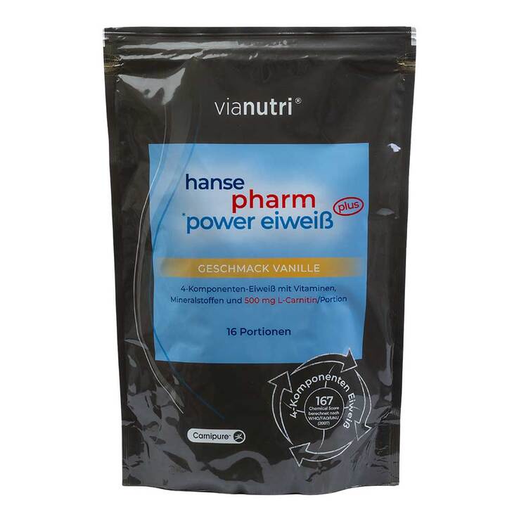 Power Eiweiss plus Protein Shake Pulver Vanille, 500 g