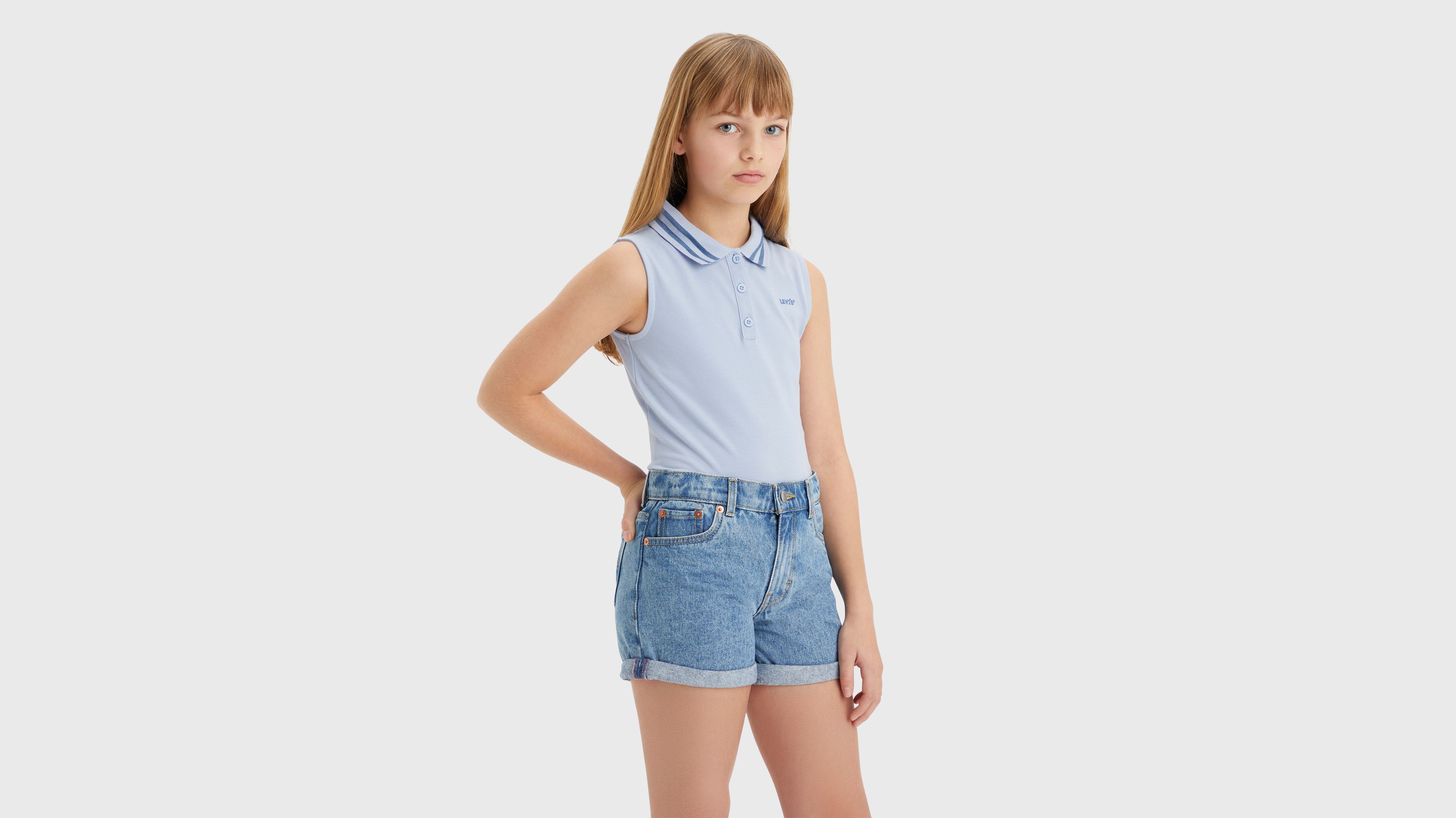 Polo Tank Top - Brunnera Blue - Bleu