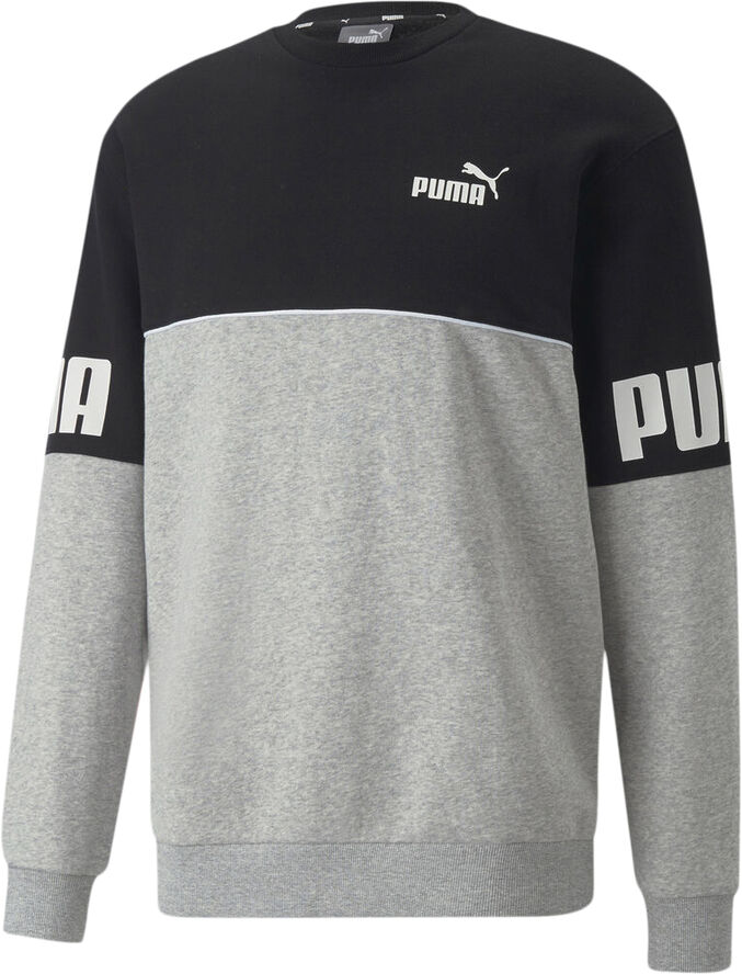 Puma Power Colorblock sweatshirt Grå