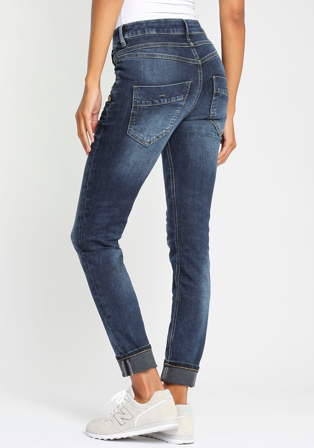 GANG Slim-fit-Jeans »94CARLI«, mit offener Knopfleiste