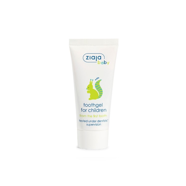 Ziajka Fluoridfreies Zahngel für Kinder 50 ml
