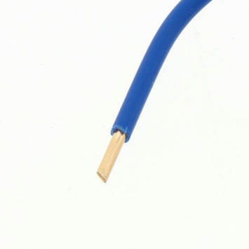 HANDSON Installatiedraad VD 6 mm² blauw 2,5 meter