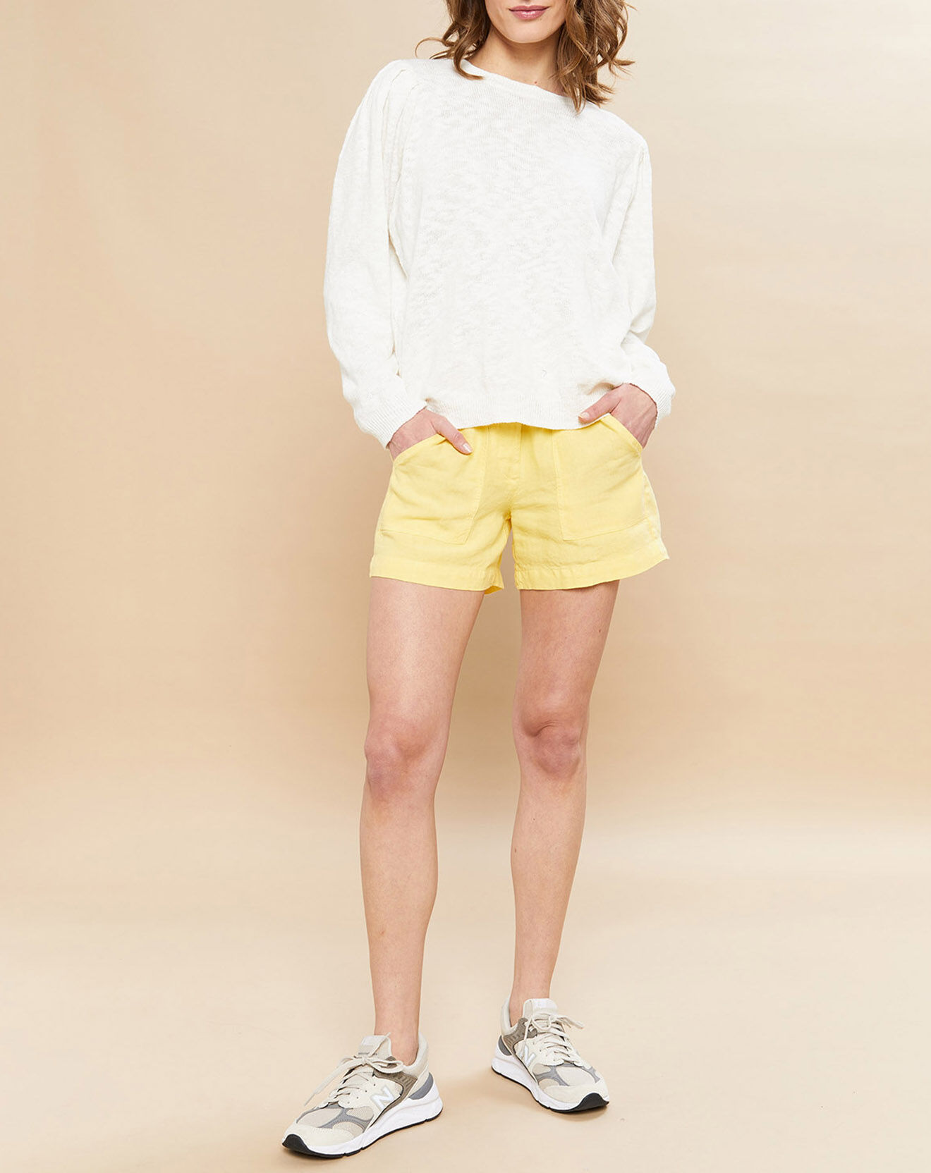 Hartford Short 100% Lin Santi lemon