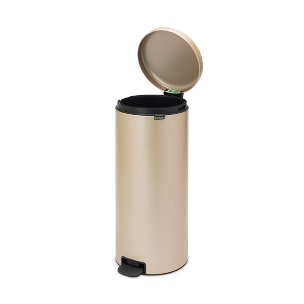 Brabantia newIcon pedaalemmer 30 liter met kunststof binnenemmer - Metallic gold