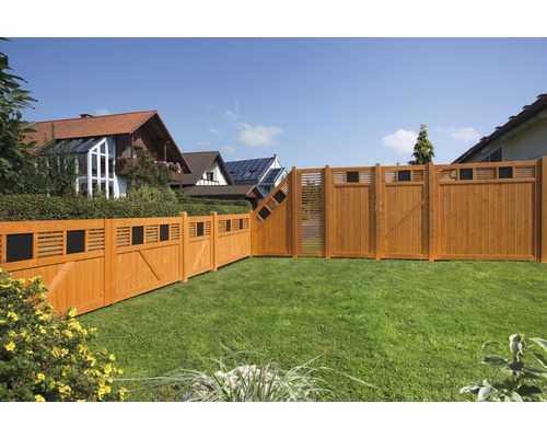 Voortuinhek Konsta Latina 180 x 90 cm Douglasspar kersenkleurig gebeitst