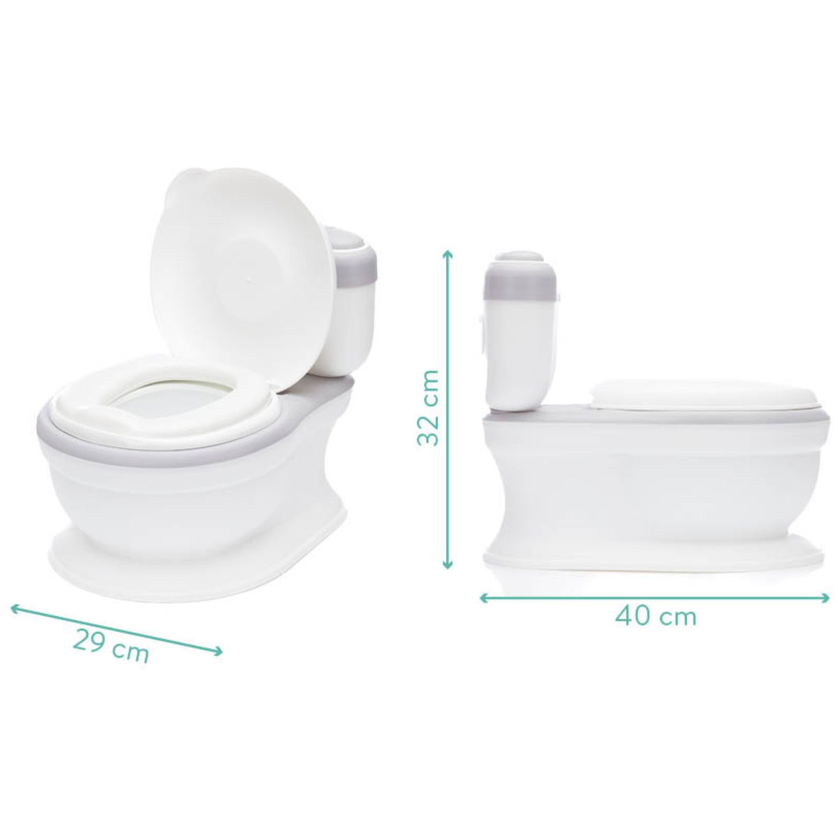 fillikidfillikid   Mini Toilette Marlin weiss/grau
