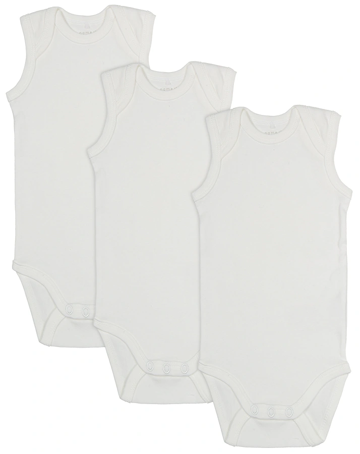 Body NBNBODY 3er-Pack ärmellos in weiß