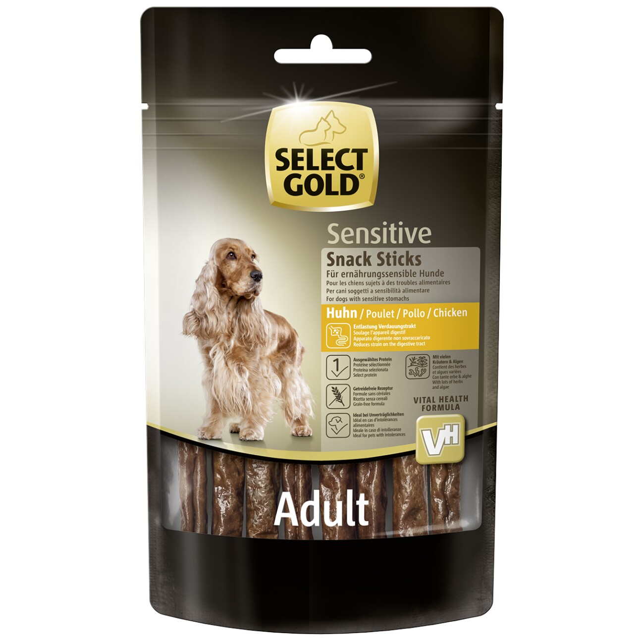 SELECT GOLD Hund Sensitive Snack Sticks Huhn 85 g