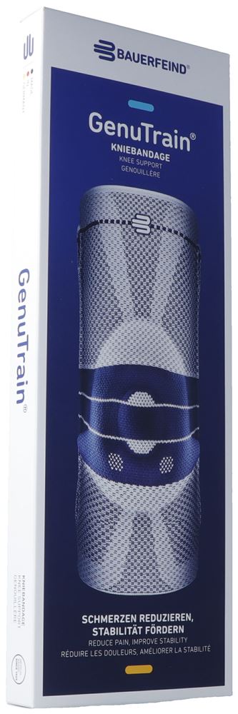 Bauerfeind GenuTrain Aktivbandage<br>1 Stück, Gr6, titan
