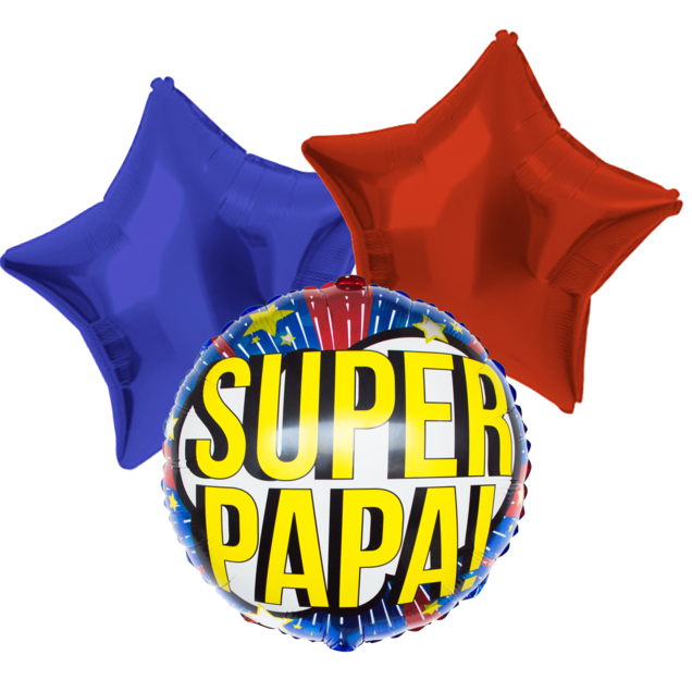 Ballonnen tros | Sterren | Super papa!