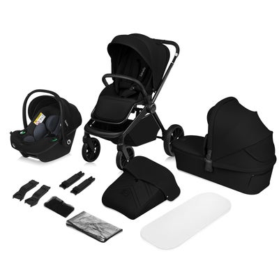 Lionelo MIKA Plus 3-in-1 Duovogn, Black Onyx