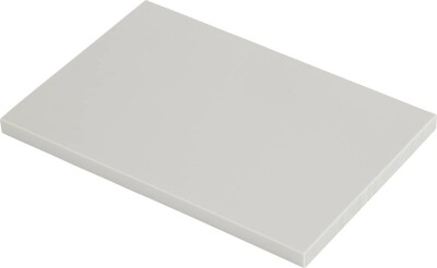 Stempelplade - Str. 10X15,5 CM - Tykkelse 0,8 CM - Lys Grå - 10 Stk