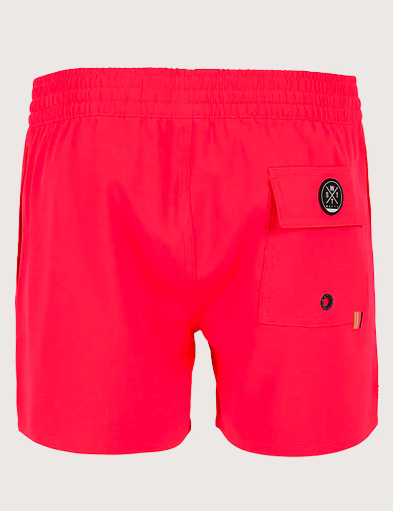 WATTS SHORT DE BAIN ELASTIQUE COOL Z FLUO PINK
