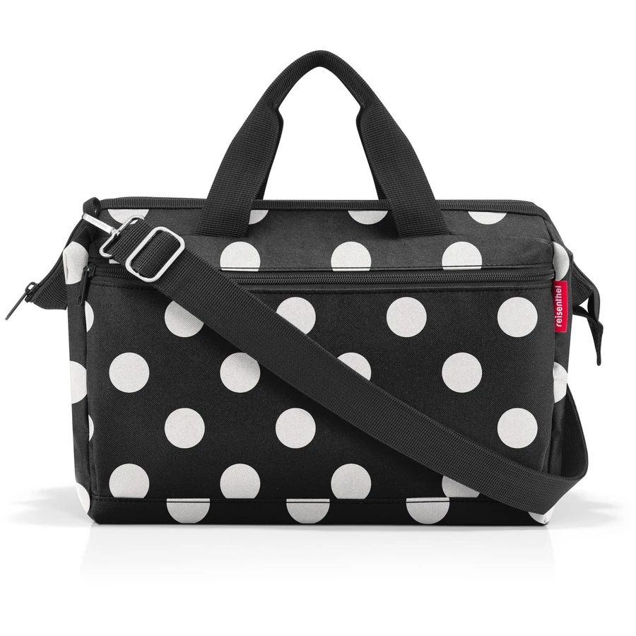 reisenthel travelling allrounder S pocket - Reisetasche 39 cm dots white