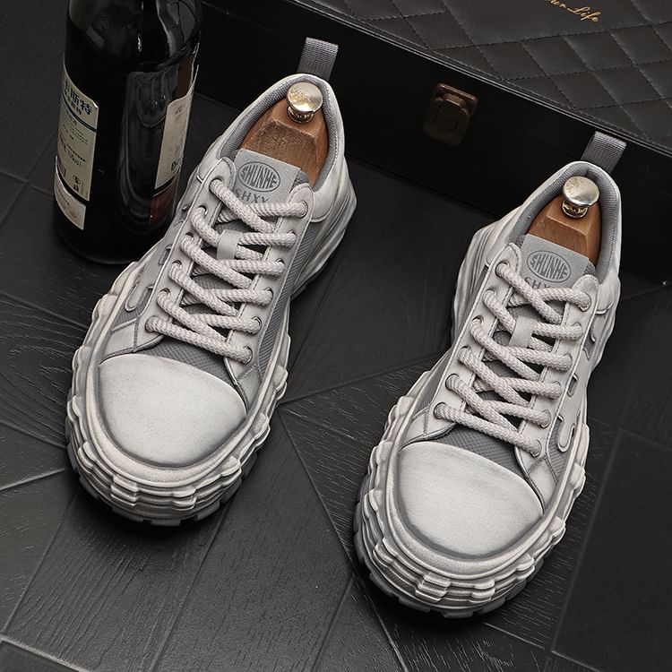 Mr Ozera - Platform Paneel Sneakers