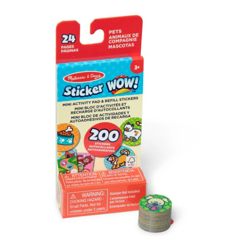 Sticker WOW! Mini+refill - Pets
