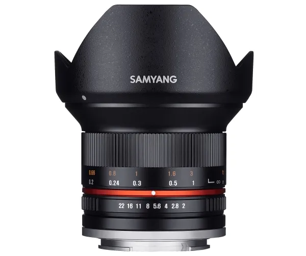 Samyang - Vidvinkel objektiv - 12 mm - f/2.0 NCS CS - Sony E-mount - for Sony Cinema Line; a VLOGCAM; a1; a1 II; a6700; a7 IV; a7C; a7C II; a7CR; a7R V; a9 III