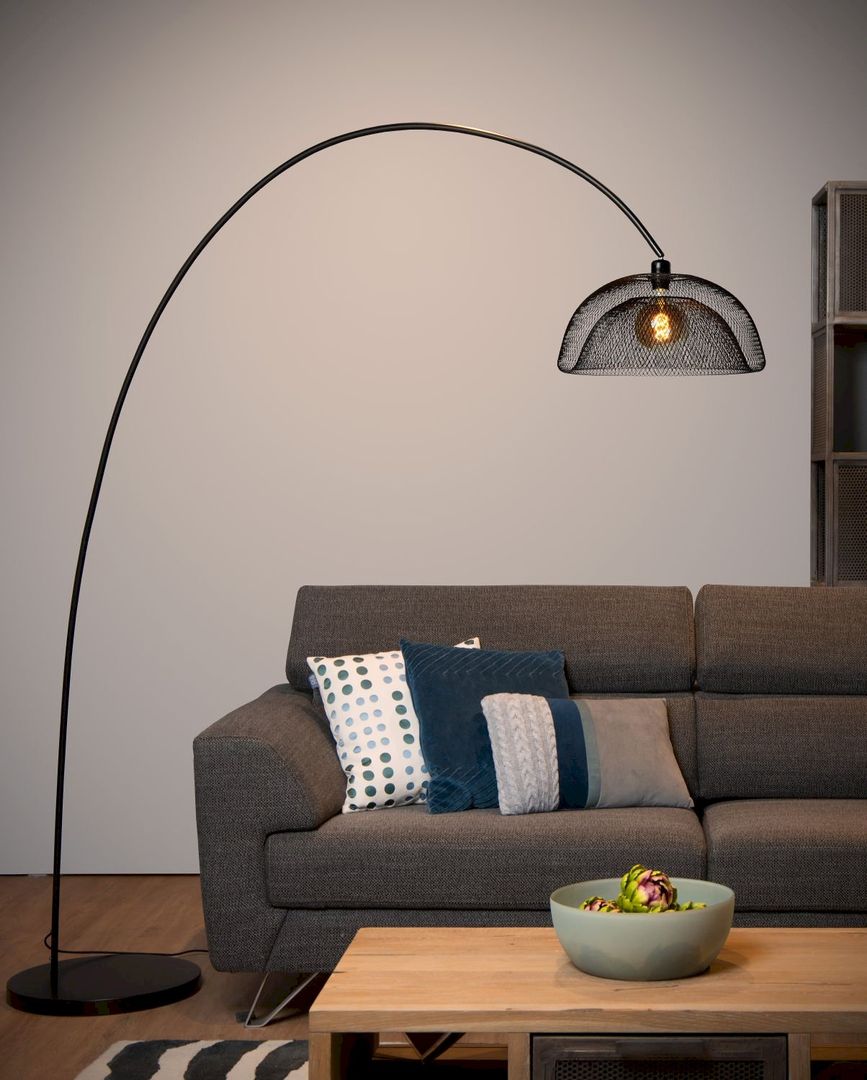 Lucide   Mesh Boog Vloerlamp