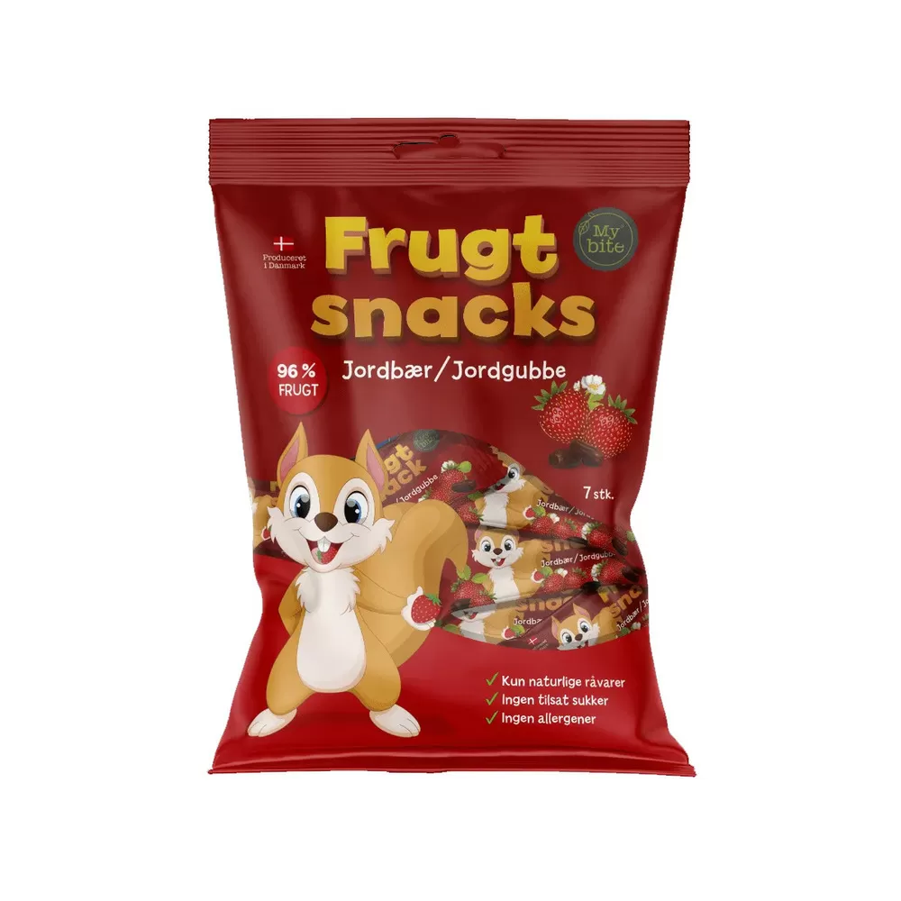 Nordthy Frugt Snacks Jordbær - 7 stk.