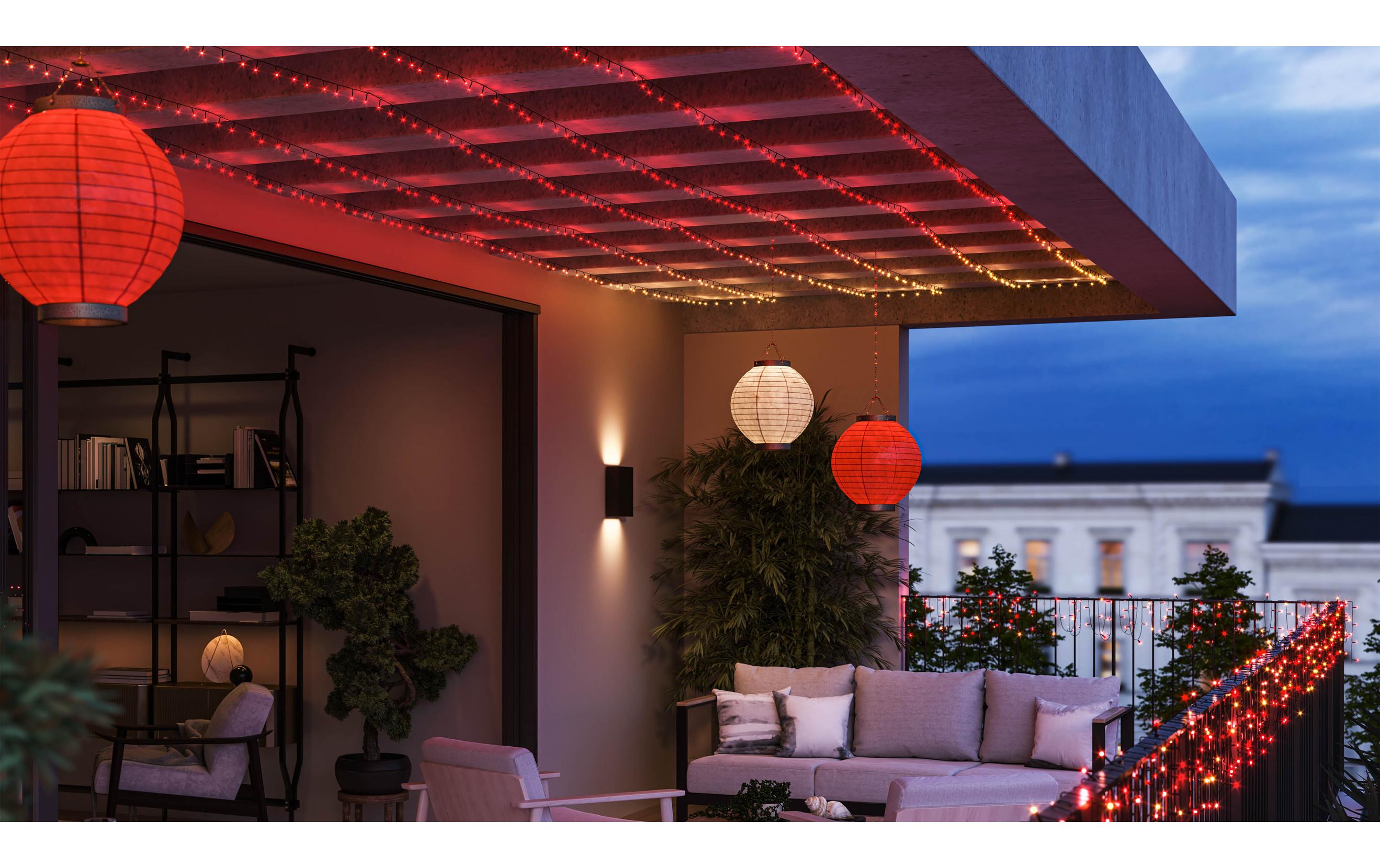 Festavia Lichterkette 40 m 500 LEDs CH<br>Smarte Weihnachtsbeleuchtung für den Innen- und Aussenbereich